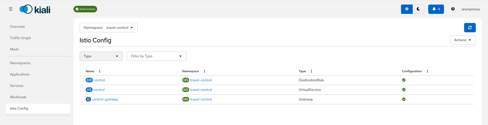 Istio Config